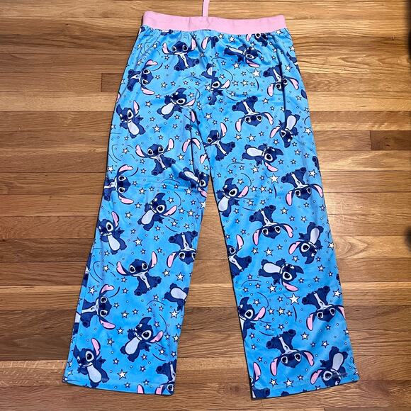 Disney Stitch Velour Lounge Pants - Size L - Picture 3 of 4